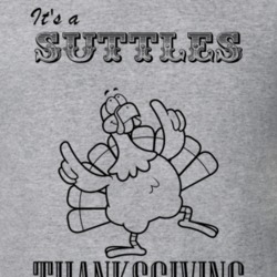 Its a Suttles Thanksgiving Name Parody Funny T Shirt 32865023