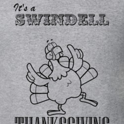 Its a Swindell Thanksgiving Name Parody Funny T Shirt 32865087