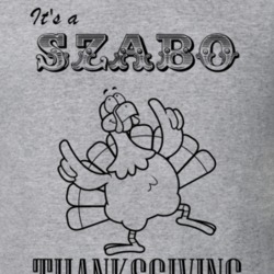 Its a Szabo Thanksgiving Name Parody Funny T Shirt 32865136