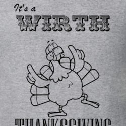 Its a Wirth Thanksgiving Name Parody Funny T Shirt 32866963