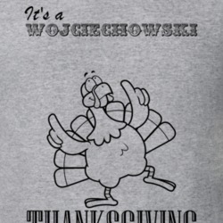Its a Wojciechowski Thanksgiving Name Parody Funny T Shirt 32867021