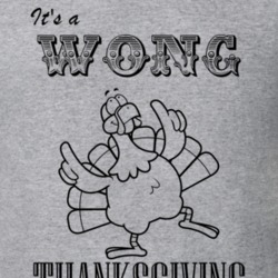 Its a Wong Thanksgiving Name Parody Funny T Shirt 32867052
