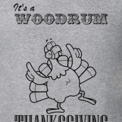 Its a Woodrum Thanksgiving Name Parody Funny T Shirt 32867079