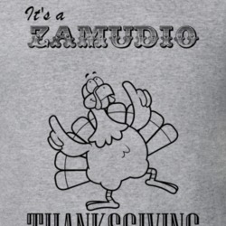 Its a Zamudio Thanksgiving Name Parody Funny T Shirt 32867265