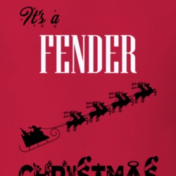 Its a Fender Christmas Name Parody Funny T Shirt 32977162
