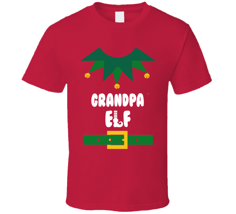 Grandpa Elf Family Matching Christmas Xmas T Shirts Pajama Top Elves Gift T Shirt Grandpa Elf Family Matching Christmas Xmas T Shirts Pajama Top Elves Gift T Shirt
