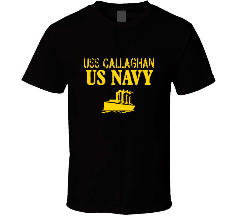 USS Callaghan US Navy Ship Crew Boat T Shirt