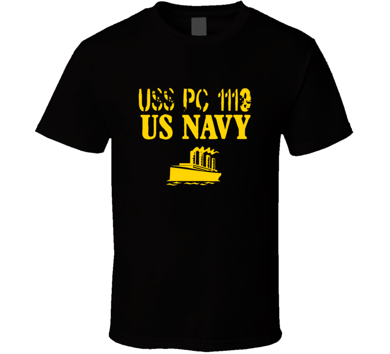 USS PC-1119 US Navy Ship Crew Boat T Shirt USS PC-1119 US Navy Ship Crew Boat T Shirt