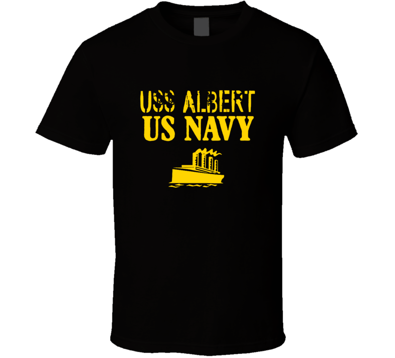 USS Albert US Navy Ship Crew Boat T Shirt USS Albert US Navy Ship Crew Boat T Shirt