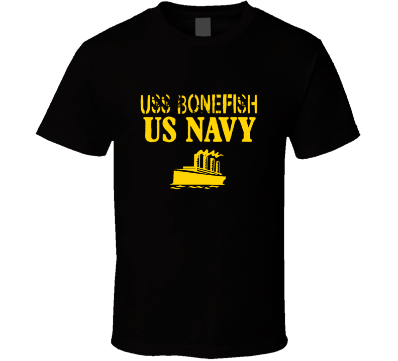 USS Bonefish US Navy Ship Crew Boat T Shirt USS Bonefish US Navy Ship Crew Boat T Shirt
