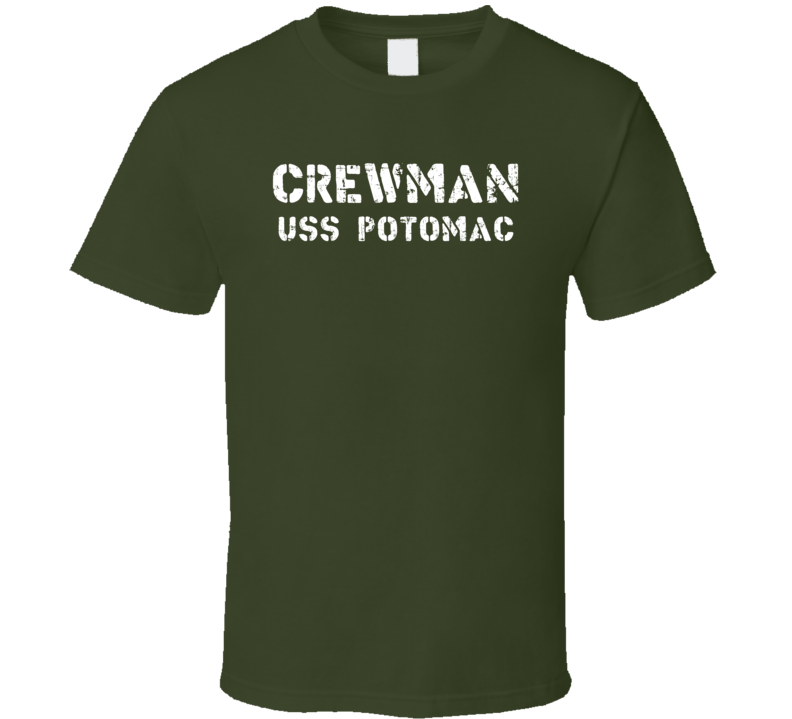 Crewman USS Potomac US Navy T Shirt