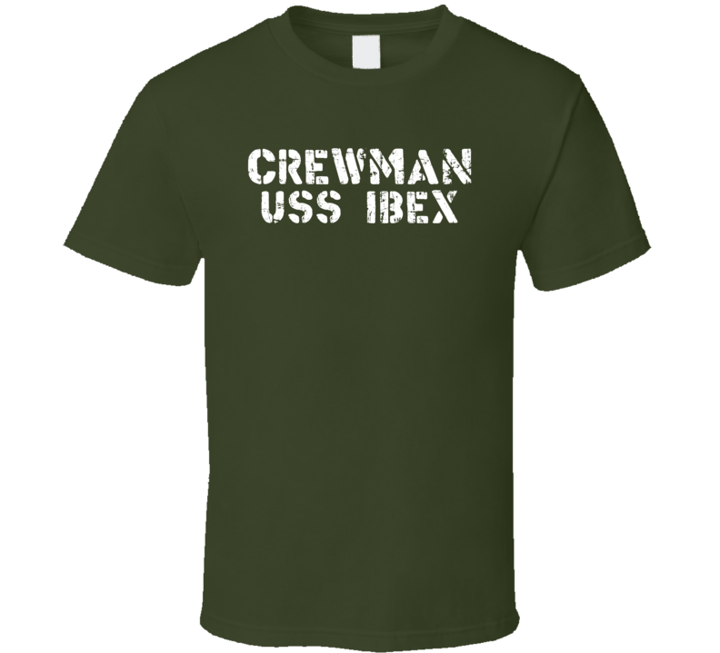 Crewman USS Ibex US Navy T Shirt