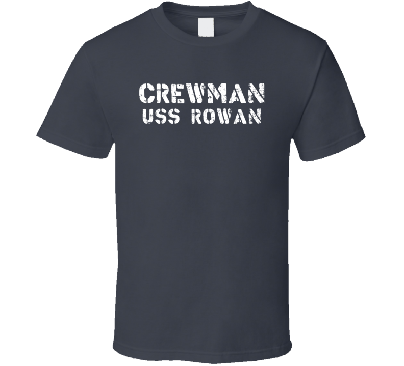 Crewman USS Rowan US Navy T Shirt