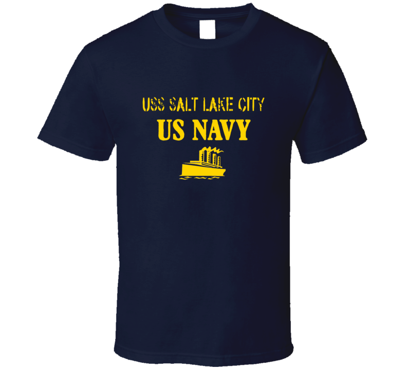 USS Salt Lake City US Navy Ship Crew T Shirt