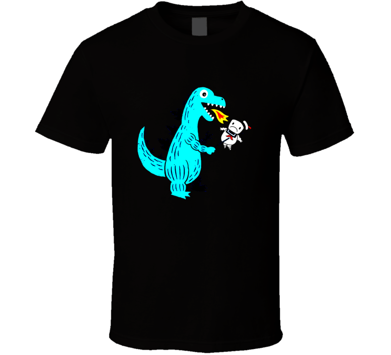 funny t-rex snow ball christmas t-shirt