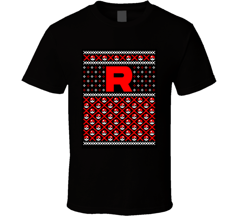 Team Rocket Pokemon go sun moon Christmas t-shirt