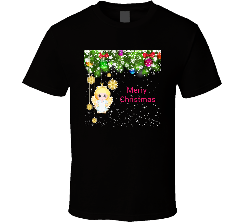 Angel Christmas T Shirt tee