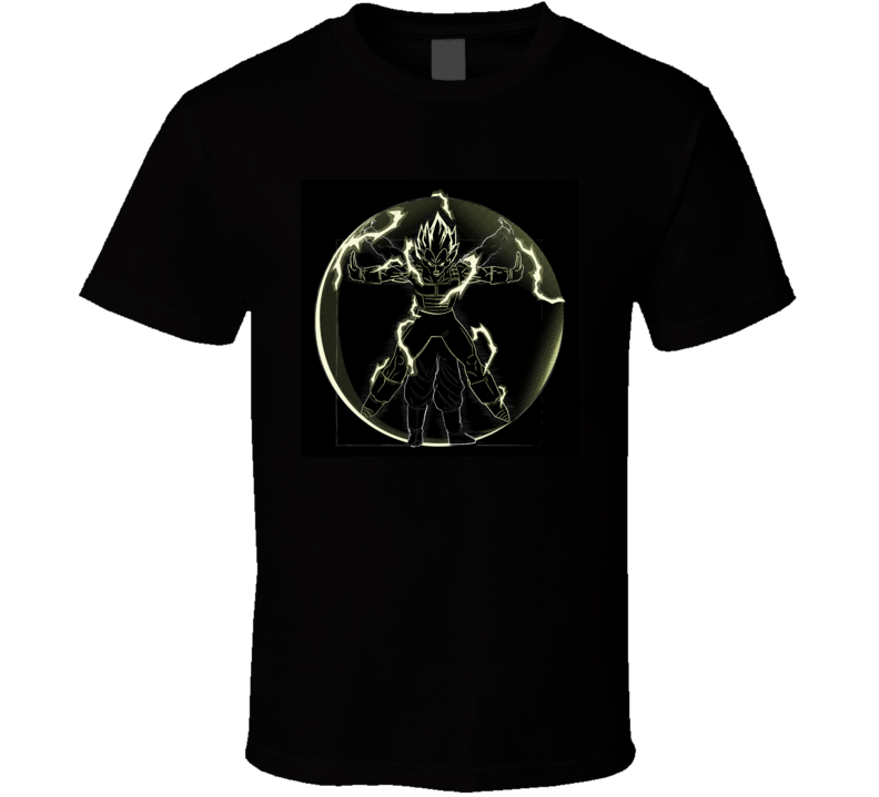 vitruvian man vegeta Dragon Ball Super T-Shirt vitruvian man vegeta Dragon Ball Super T-Shirt