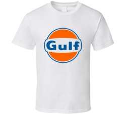Gulf Gas Station Logo Cars TShirt 23611401