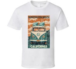 California Vintage Classic Travel Poster Tshirt 23881522