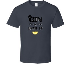 Gin And Beer Logo Poster Cool Party Booze Tshirt 23882162