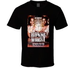 Bernard Hopkins VS Winky Wright Boxing Poster Tshirt 24258102