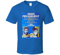 Irish Permanent Bernard Taylor VS Barry McGuigan Classic Boxing Poster Tshirt 24258161