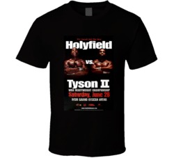 Hoyfield VS Tyson 2 Heavyweight Championship Classic Boxing Poster Tshirt 24259617