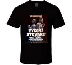 Tyson VS Stewart Classic Boxing Poster Tshirt 24259637