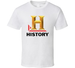 History Channel Cool TV Television Station Logo T Shirt 25372941