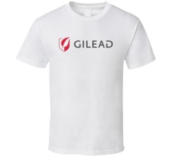 Gilead Sciences Inc Nasdaq Company Logo Employee Fan T Shirt 36293557