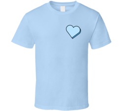 Candy Heart Blue Valentines Day T Shirt 37304075