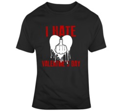 I Hate Valentine's Day Anti Valentine Funny T Shirt 37437680