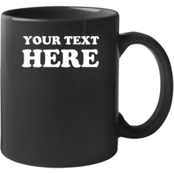 Custom Black Coffee Mug | Personalized Cup Cooper Black Mug 37464094