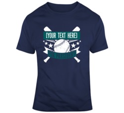 Your Text Here Baseball For President Navy Teal T Shirt 37465452