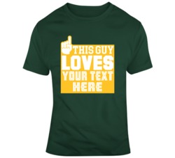 This Guy Loves Baseball Green And Yellow T Shirt 37514971