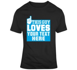 This Guy Loves Baseball Black And Blue T Shirt 37515015