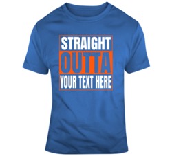 Straight Outta Baseball Blue Orange T Shirt 37515062