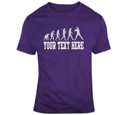 Evolution Of Baseball Players Purple Grey T Shirt 37529340