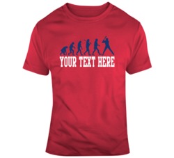 Evolution Of Baseball Players Red Navy T Shirt 37529368