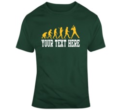 Evolution Of Baseball Players Green Yellow T Shirt 37529374