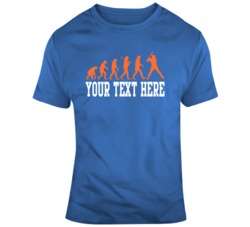 Evolution Of Baseball Players Blue Orange T Shirt 37529375