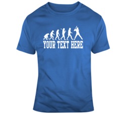 Evolution Of Baseball Players Blue White T Shirt 37529376