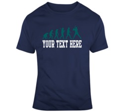 Evolution Of Baseball Players Navy Teal T Shirt 37529390