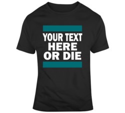 Hockey Or Die Black Teal T Shirt 37529898