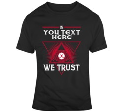 In Hockey We Trust Black Red T Shirt 37530142