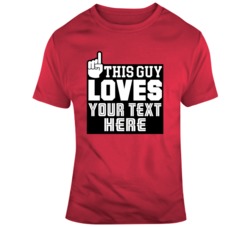 In Hockey We Trust Red Black T Shirt 37530143