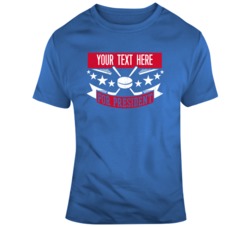 Hockey For President Blue Red T Shirt 37537201