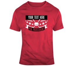 Hockey For President Red Black T Shirt 37537205