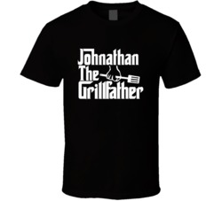 Johnathan The Grillfather Customizable Name Father's Day Gift T Shirt 37926614